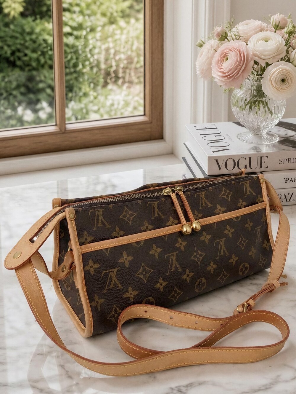 Louis Vuitton Popincourt Long Monogram Brown Crossbody Bag✨️ EUC - Picture 3 of 16